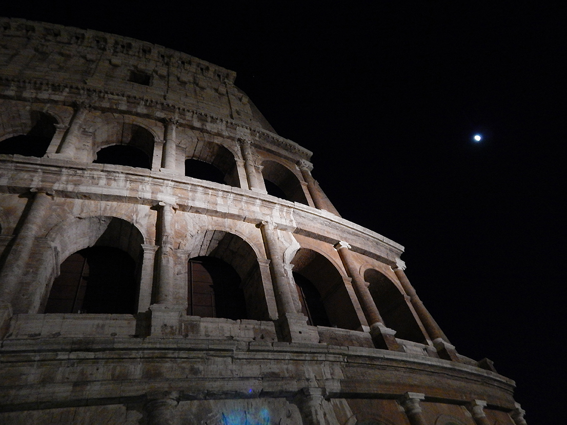 The Coliseum on our After Dark tour. Photograph, Carolyn Fisher.