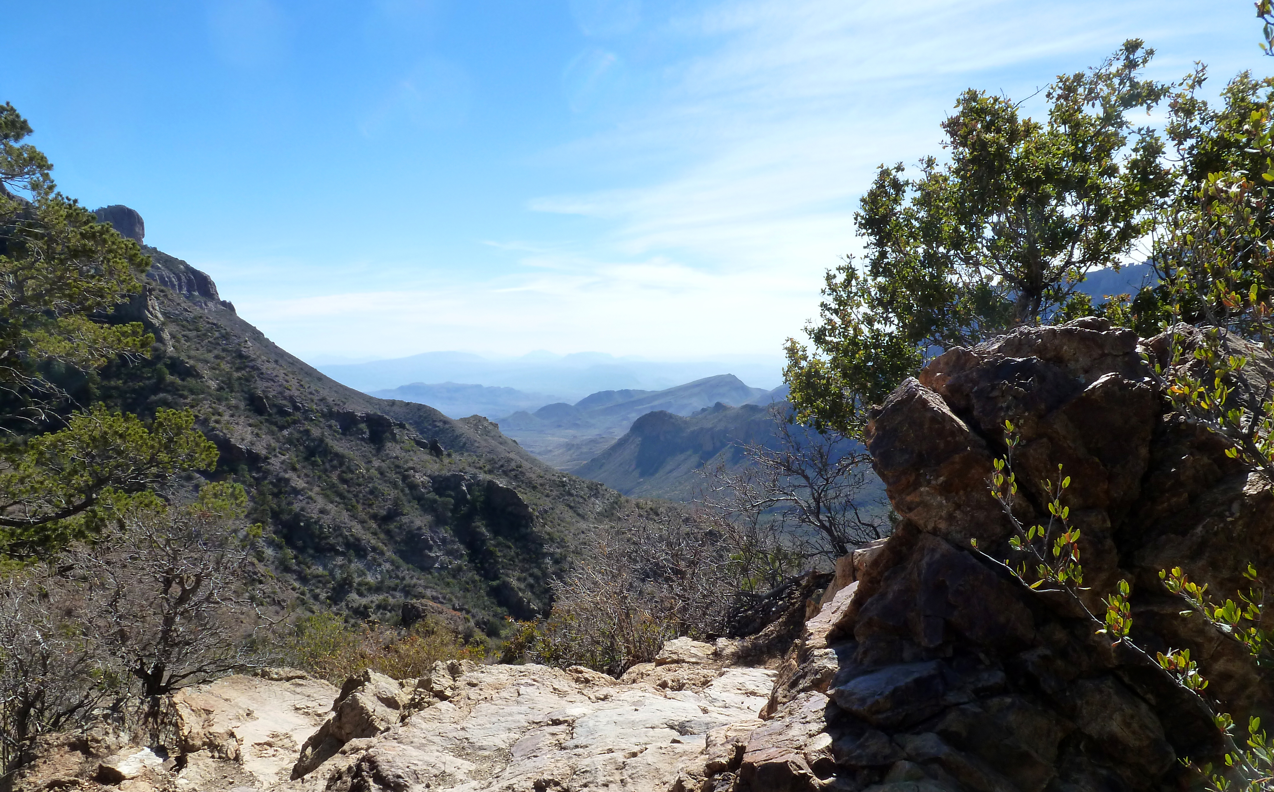 View from the Lost Mine Trail in Big Bend