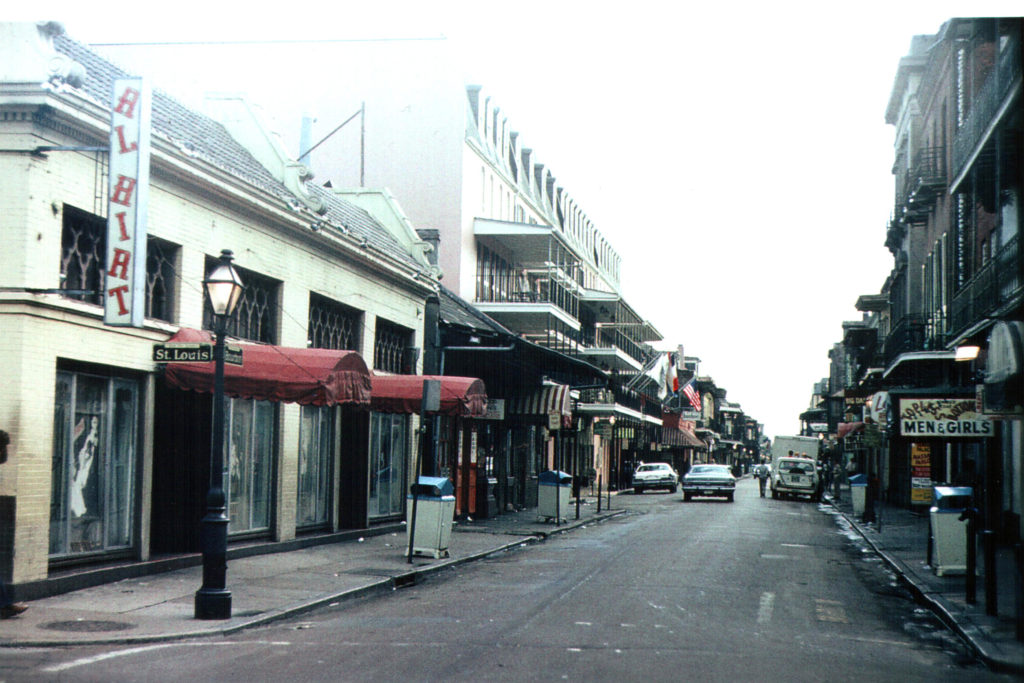Al Hirt's Club on Bourbon Street, around 1977.