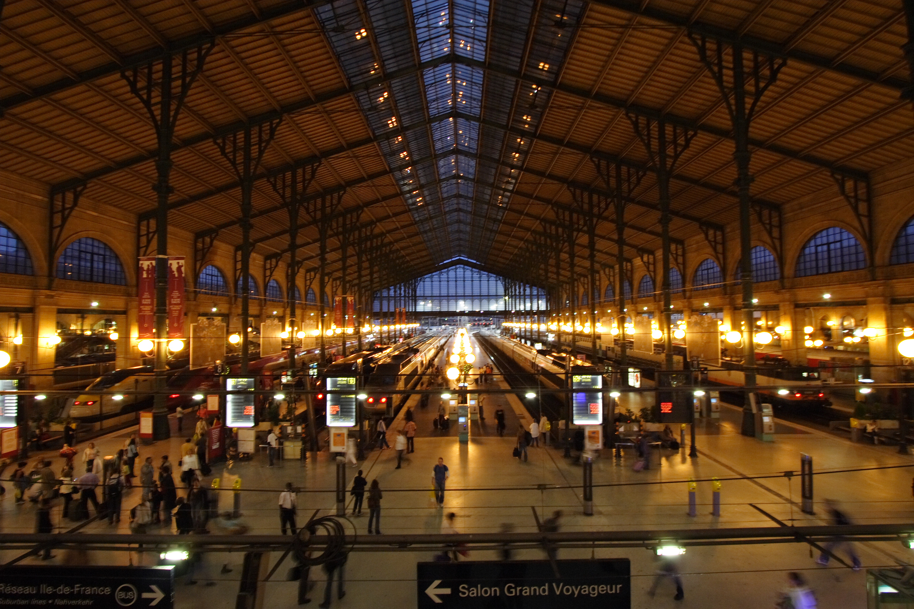 Gare du Nord in Paris.