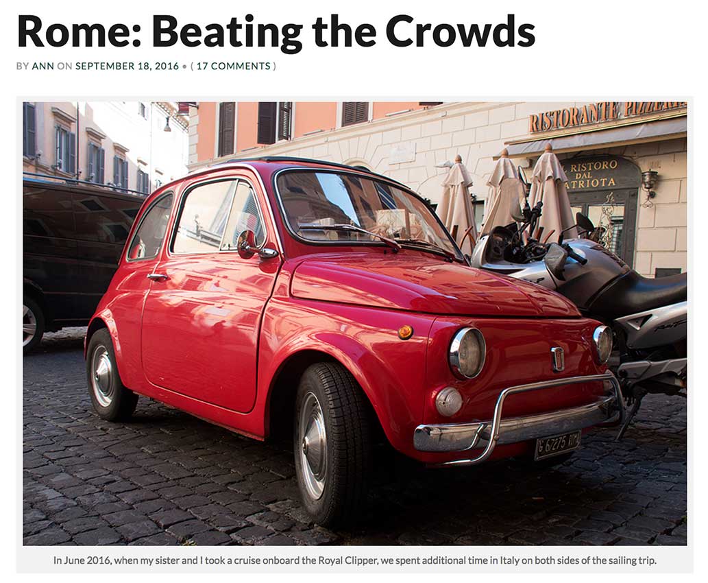 Classic Fiat in Rome