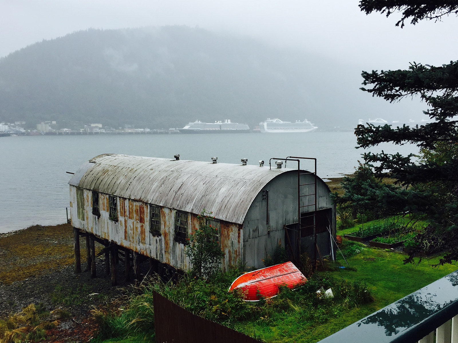 One view from the Beachside Villas, on Douglas Island, across from Juneau.