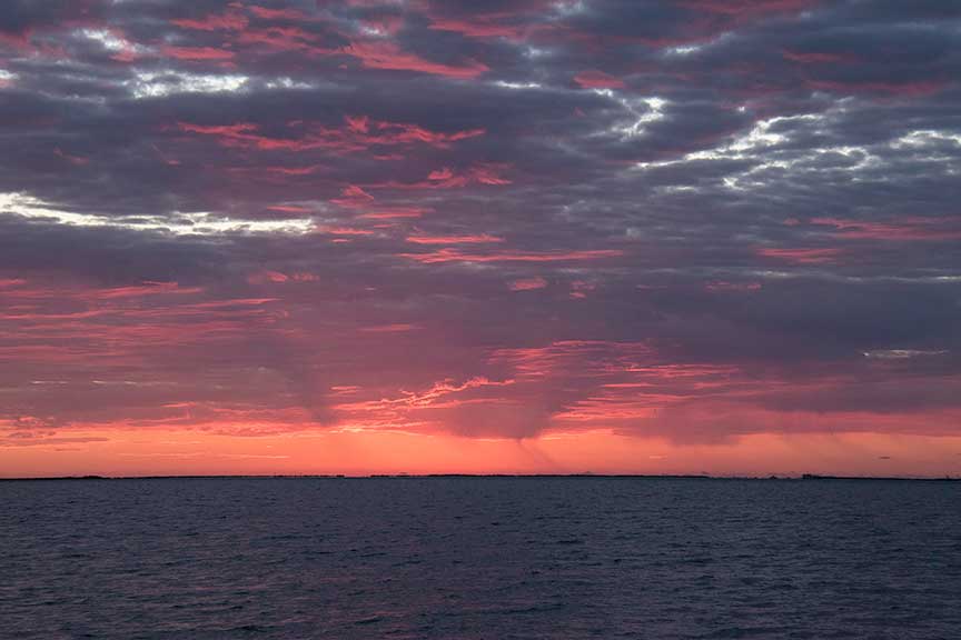 Sunrise on Aransas Bay