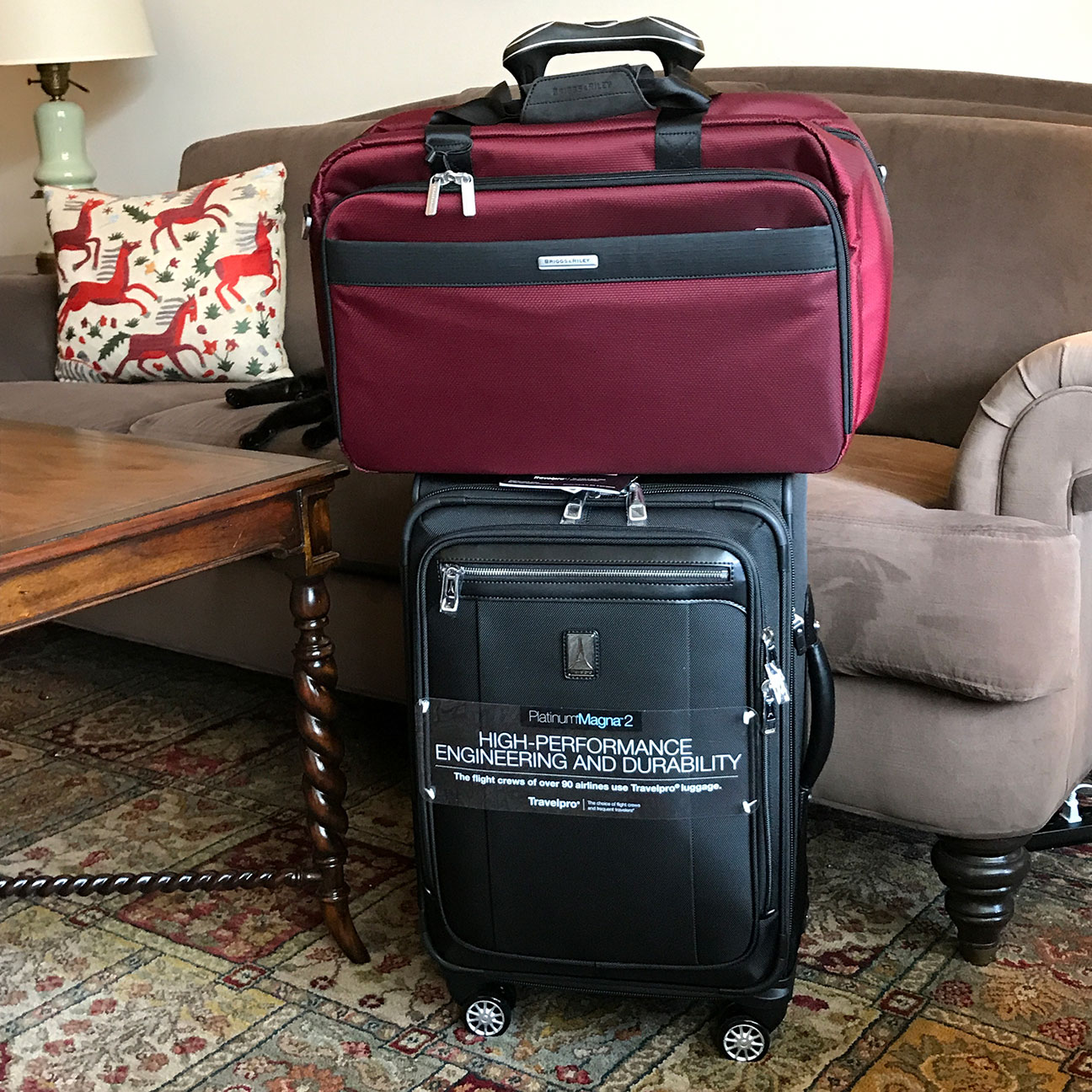 Picking the best bag for Europe travel. Spinner and tote.