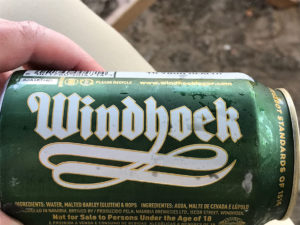 Windhoek Lager beer from Namibia