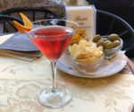Cardinale cocktail at the Rivoire cafe in Florence.