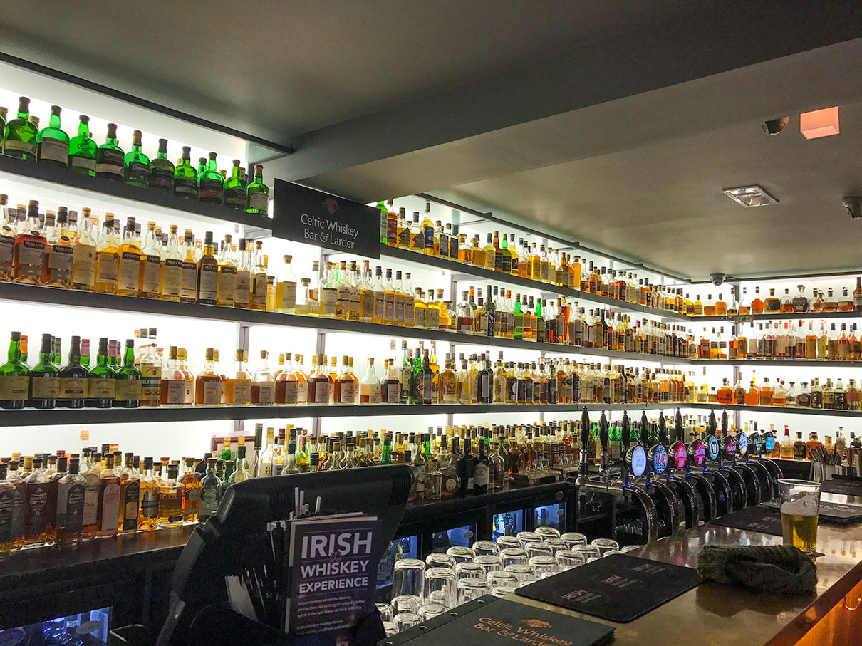 The Celtic Whiskey Bar in Killarney