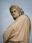 Statue of Dante outside of Santa Maria Novella