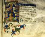Detail of an illuminated manuscript from the monastery of San Marco in Florence