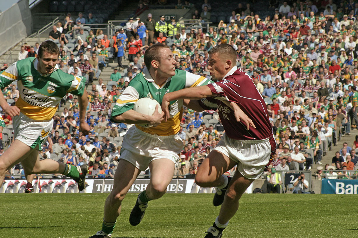 Offaly and Westmeath play in the Leinster football championship. Croke Park, Dublin
