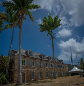 One of the buildings at Nelson's Dockyard at English Harbour in Antigua