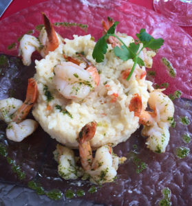 Shrimp risotto at Pipiri's was perfect!