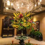 Entryway of the Royal Sonesta, a luxury hotel on Bourbon Street in the French Quarter
