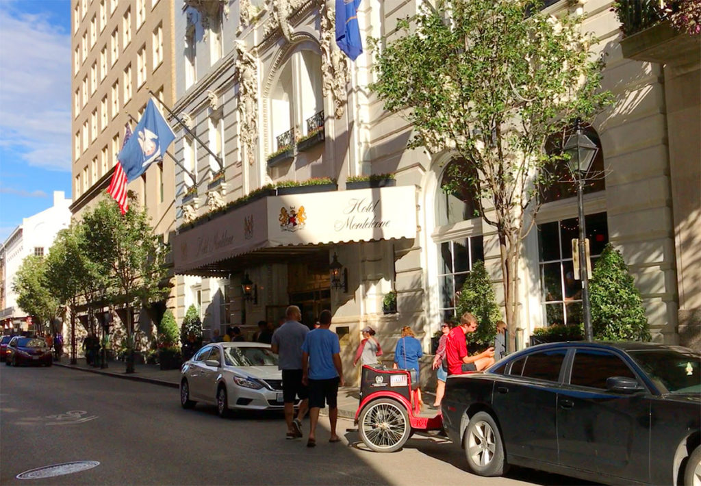 The Monteleone Hotel, a luxury hotel in the French Quarter of New Orleans