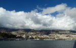 Afternoon clouds building on the mountain above Funchal