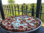 The Bella pizza at the Skybar, top floor of the Crescent Hotel.