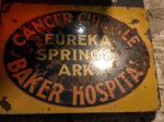 Baker Hospital Sign Crescent Hotel
