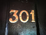 Door of Room 301 in the 1886 Crescent Hotel