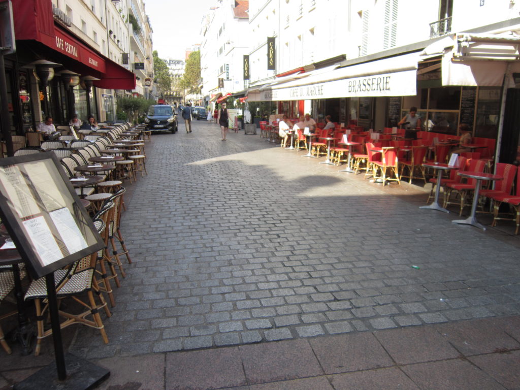 Cafe Culture in Paris: Dueling sidewalk cafes in Paris
