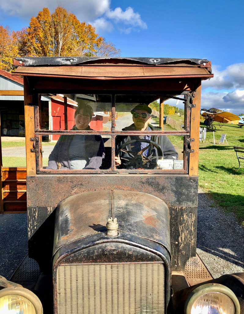 In the Model T at the Old Rhinebeck Aerodrome