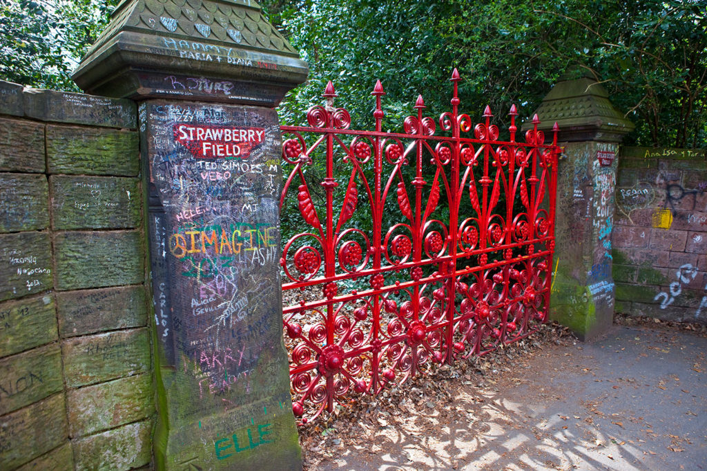 Strawberry Field gate Liverpool
