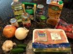 Ingredients for southwest chicken stew