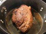 Sear pot roast before cooking