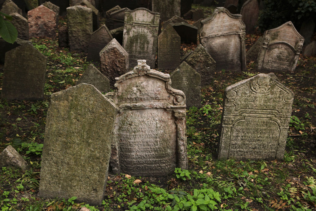 Jewish Cemetery in Prague.