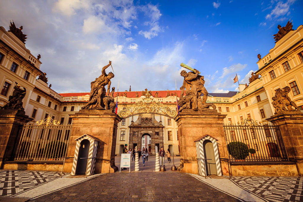 St. Matthew's Gate, entrance to the first courtyard of Prague Castle