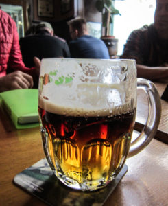 Two-tone beer in Prague