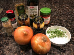 quick onion jam ingredients