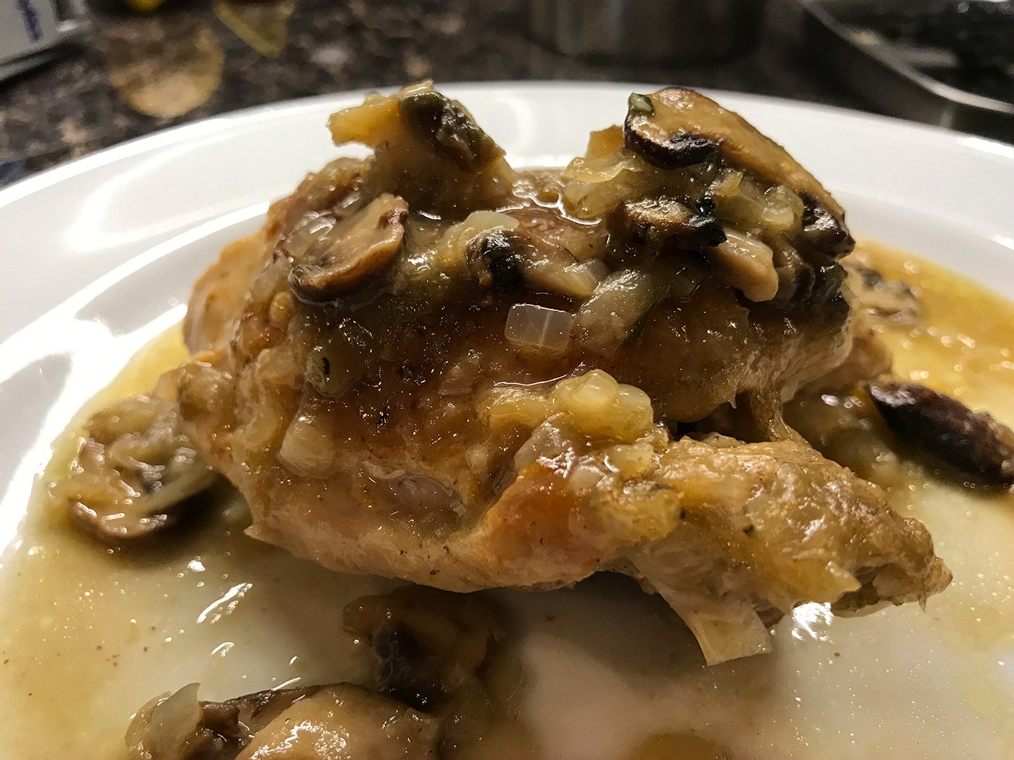 Chicken with Artichokes and Mushrooms
